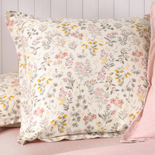 Cottage Flowers Cotton Twill European Pillowcases (Set of 2)